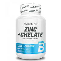 Микроэлемент Цинк для спорта BioTechUSA Zinc + Chelate 60 Tabs