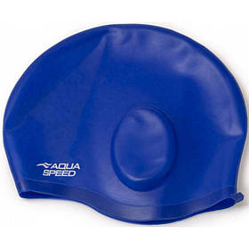 Шапочка для плавання EAR CAP Comfort 9891 Aqua Speed 289-01 синій, OSFM, Toyman