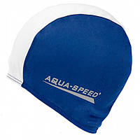 Шапка для плавания POLYESTER CAP 5764 Aqua Speed 091-15 синий, белый, OSFM, Land of Toys