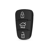 Кнопки для викидного ключа Hyundai Kia, 3 ккн Hold, гумові