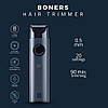 Тример для волосся Boners Hair Trimmer Shaver сірий, фото 7