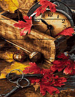 Картина по номерам на дереве "Осенняя композиция" [tsi155515-TSІ]