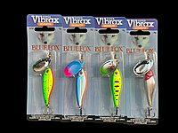 Набор Блесна Blue Fox Vibrax Minnow Spin 11g (4шт)