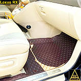 Килимки Lexus RX Шкіряні 3D (XU30 2003-2009) Нові Оригінальні лексус РХ 350, фото 3