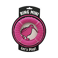 Игрушка для собак Kiwi Walker «Кольцо» розовое, 13 см