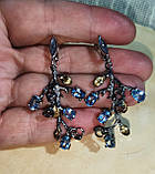 Ексклюзивні сережки з блакитними топазами , від студії LadyStyle.Biz, фото 9
