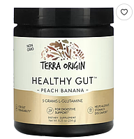 Terra Origin, Healthy Gut, для нормализации желудочно-кишечного тракта, Peach Banana, персик с бананом 234 г