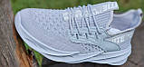 Кросівки чоловічі сірі зручні літні демісезон Кроссовки мужские серые удобные летние демисезон (Код: М3295), фото 5