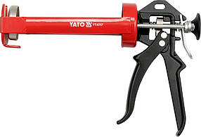 Пістолет скелетний для нанесення густих і в'язких герметиків, l = 200 мм, Ø = 65 мм, YT-6757 YATO