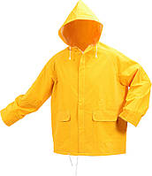 Куртка с капюшоном водонепроницаемая желтая, разм. XXXL, 74628 VOREL