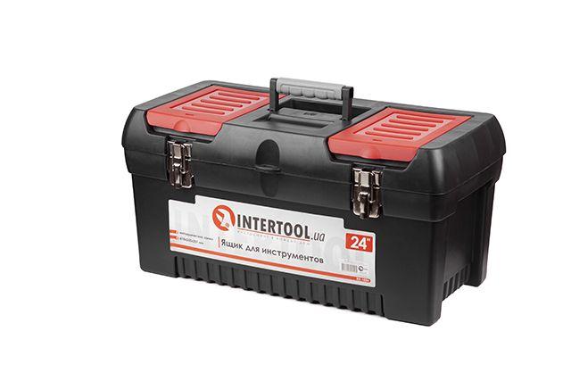 Скринька для інструментів з металевими замками INTERTOOL BX-1024