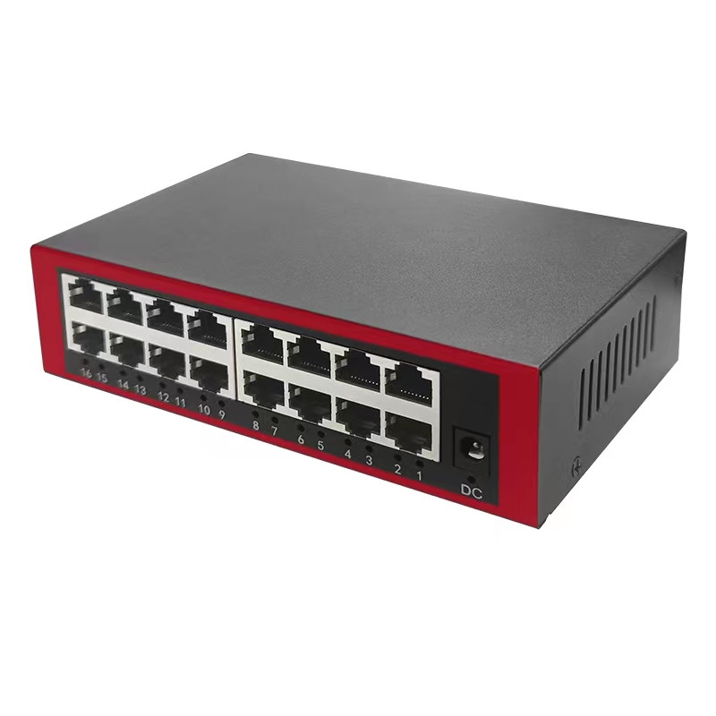 Комутатор Merlion MS1016 16 портів Ethernet 10/100 Мбіт/сек. метал AC220V., фото 1