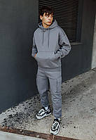 Спортивний костюм Staff ur cargo gray oversize fleece