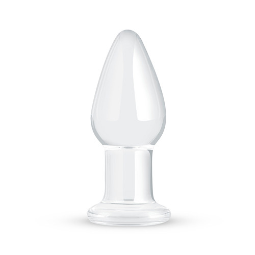 Анальна пробка зі скла Clear Glass Buttplug