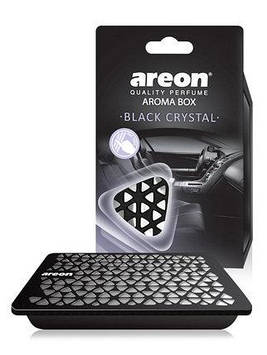 Ароматизатор AREON Aroma Box Чорний кристал під сидіння банку (під сидіння)