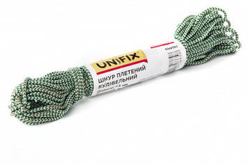Шнур плетений кольоровий будівельний 2 мм 20 м UNIFIX