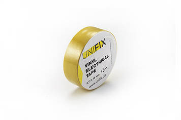 Ізострічка 0,17 мм*18 мм*25 м жовта (пач 10шт) UNIFIX