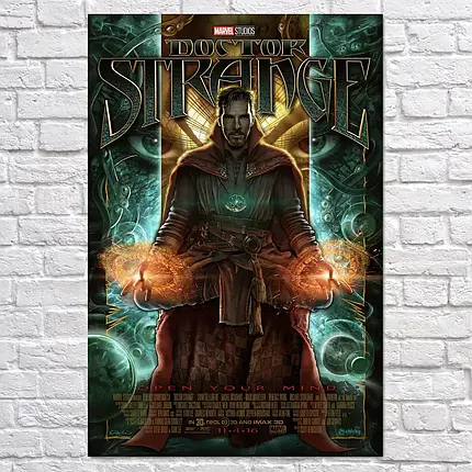 Плакат "Доктор Стрендж, Doctor Strange (2016)", 60×40см, фото 2