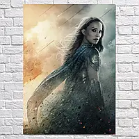Плакат "Тор, Тёмный мир, Джейн Фостер, Натали Портман, Thor, Dark World", 60×43см