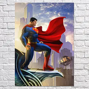 Плакат "Супермен, Superman", 60×43см