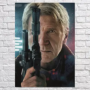 Плакат "Зоряні Війни, Хан Соло у старості, Han Solo, Star Wars", 60×43см