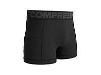 Спортивные мужские трусы Seamless Boxer M, Black/Grey, L