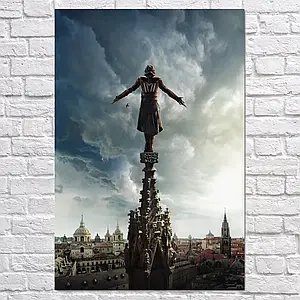 Плакат "Кредо асасіна, Стрибок Віри, Assassin's Creed", 60×41см