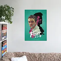 Плакат "Бійцівський клуб, Fight Club (1999)", 60×43см, фото 2