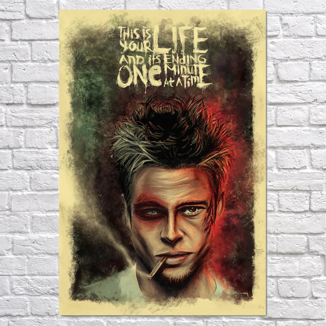 Плакат "Бійцівський клуб, Fight Club (1999)", 60×41см