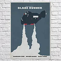 Плакат "Бегущий по лезвию, Blade Runner (1982)", 60×43см