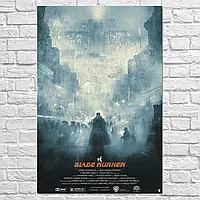 Плакат "Бегущий по лезвию, Blade Runner (1982)", 60×40см