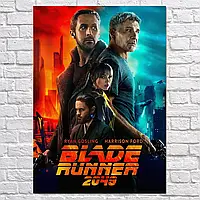 Плакат "Бегущий по лезвию 2049, Райан Гослинг, Blade Runner 2049 (2017), Gosling", 60×43см