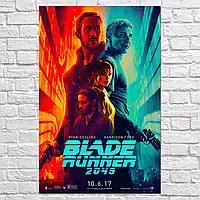 Плакат "Той, хто біжить по лезу 2049, Раян Ґослінґ, Blade Runner 2049 (2017), Gosling", 60×39см