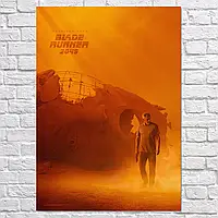 Плакат "Бегущий по лезвию 2049, Райан Гослинг, Blade Runner 2049 (2017), Gosling", 60×43см