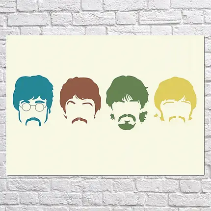 Плакат "Бітлз, Beatles", 43×60см, фото 2