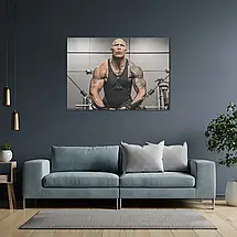 Плакат "Двейн Джонсон (Скеля), Dwayne Johnson (The Rock)", 43×60см, фото 3