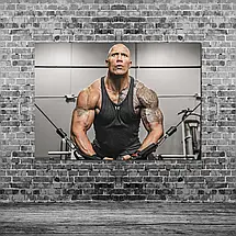 Плакат "Двейн Джонсон (Скеля), Dwayne Johnson (The Rock)", 43×60см, фото 3