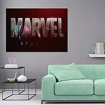 Плакат "Логотип Марвел, Marvel", 40×60см, фото 2