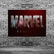 Плакат "Логотип Марвел, Marvel", 40×60см, фото 3