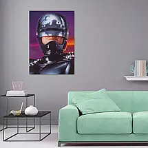 Плакат "Робокоп, Робот-поліцейський, RoboCop (1987)", 60×43см, фото 2
