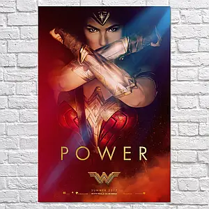 Плакат "Диво-жінка, Wonder Woman (2017)", 60×40см