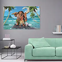 Плакат "Моана, головні персонажі, Moana", 38×60см, фото 2