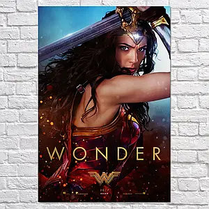 Плакат "Диво-жінка, Wonder Woman (2017)", 60×40см