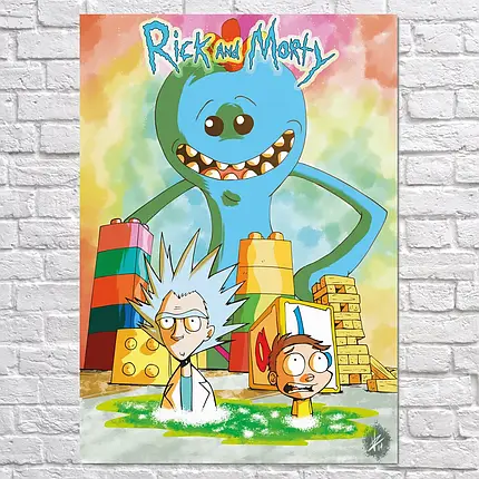 Плакат "Рік та Морті, Містер Місікс, Rick and Morty", 60×43см, фото 2