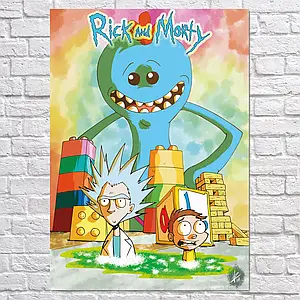 Плакат "Рік та Морті, Містер Місікс, Rick and Morty", 60×43см
