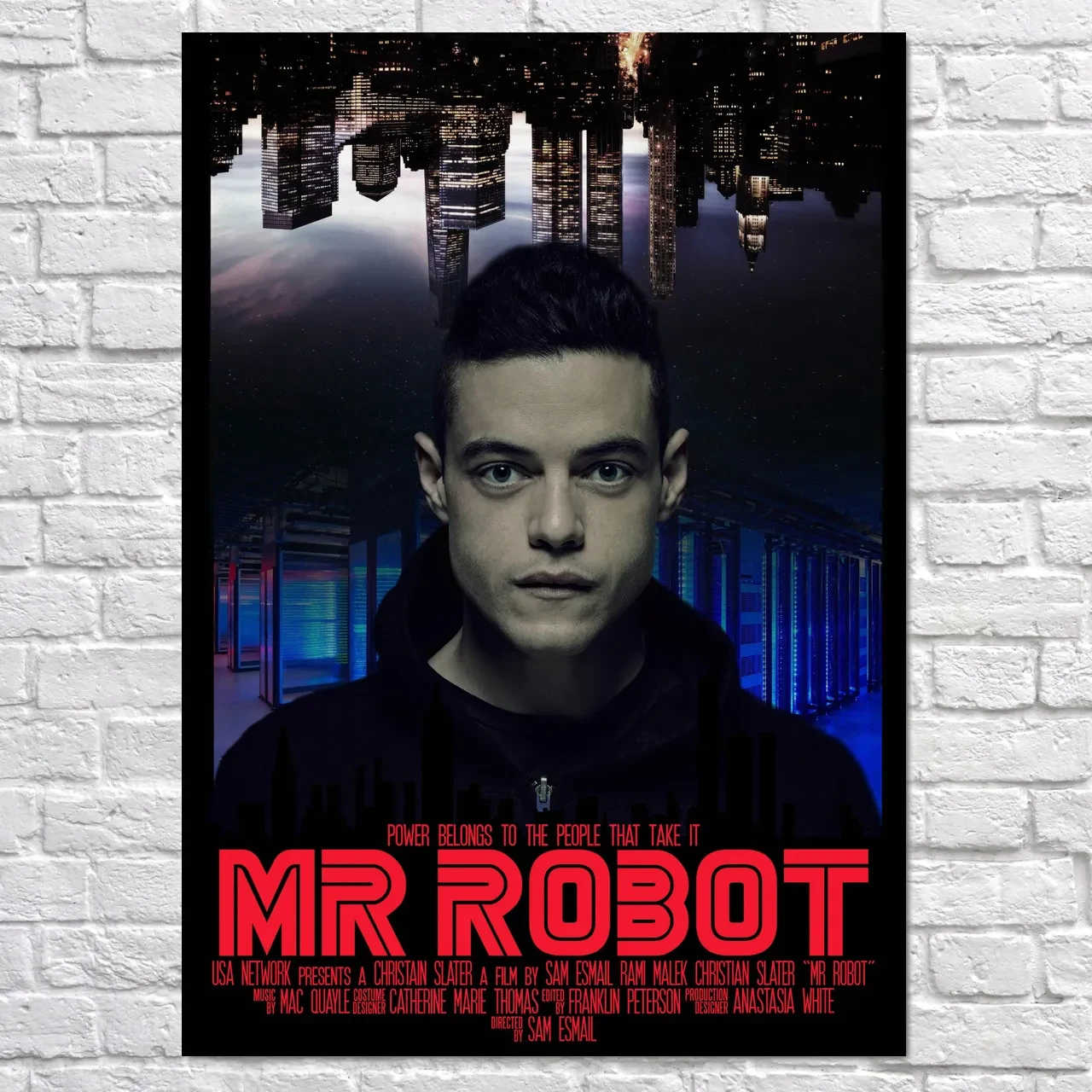 Плакат "Пан Робот, Mr.Robot", 60×43см