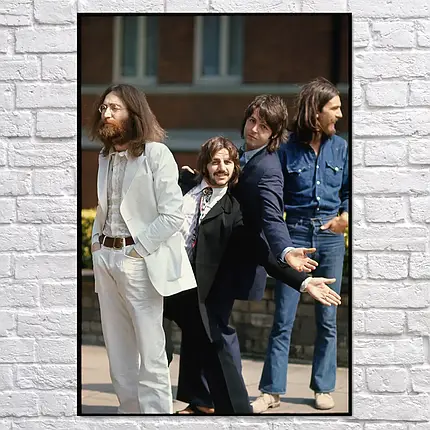 Плакат "Бітлз, Beatles", 60×41см, фото 2