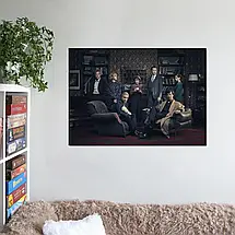 Плакат "Шерлок та головні персонажі, Sherlock", 43×60см, фото 2