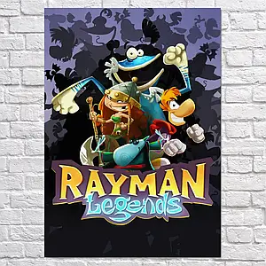 Плакат "Реймен, Rayman Legends", 60×43см