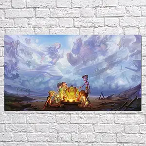 Плакат "Хартстоун: Герої Варкрафта, Hearthstone, Warcraft", 33×60см